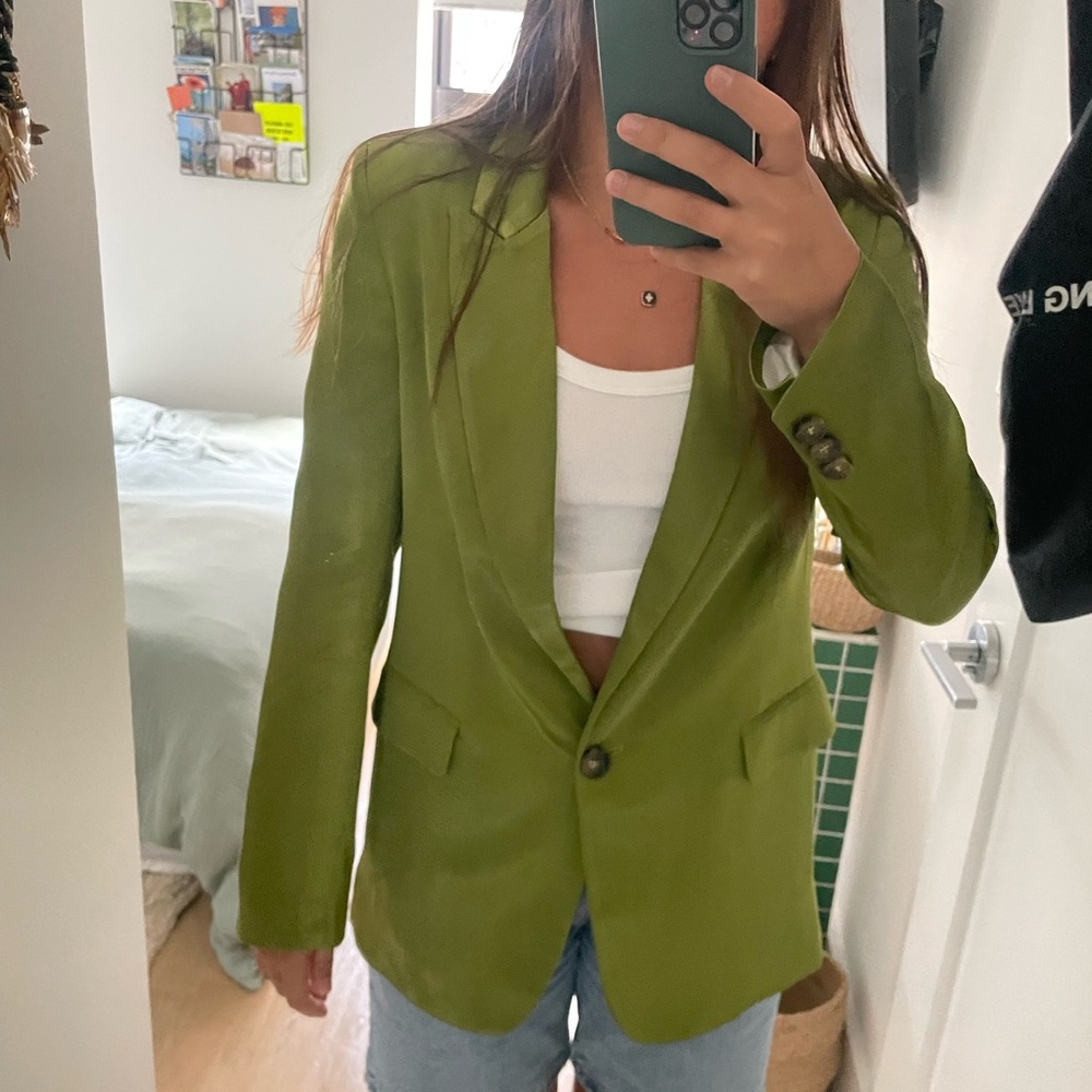 Olive Green Women's Blazer suit